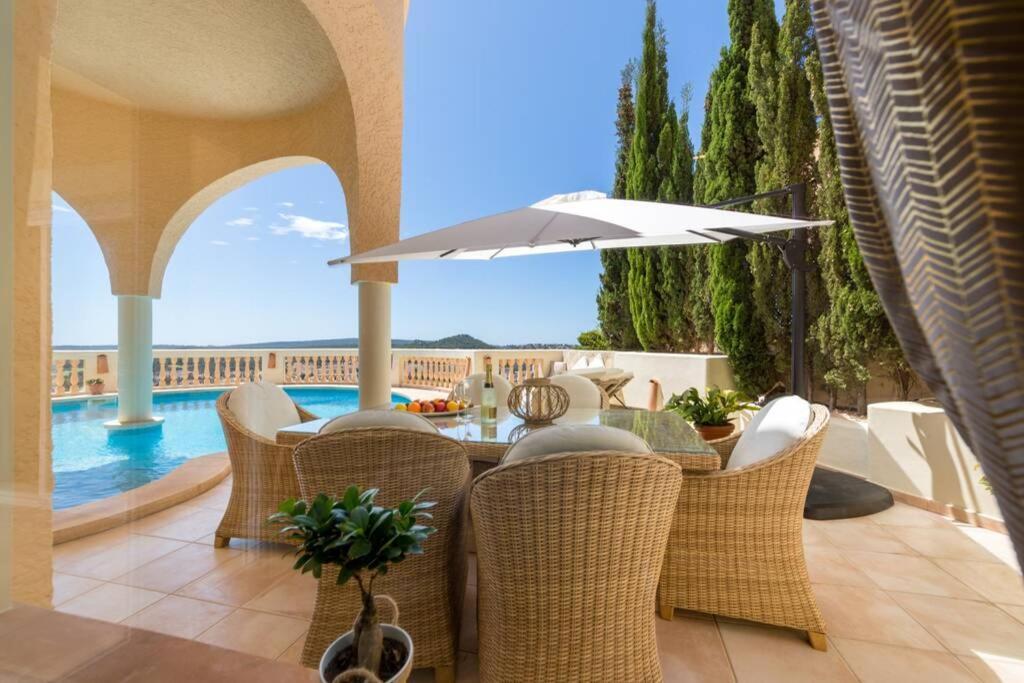 Meerblick Villa "Buena Vista" In Santa Ponsa, Mallorca Eksteriør bilde